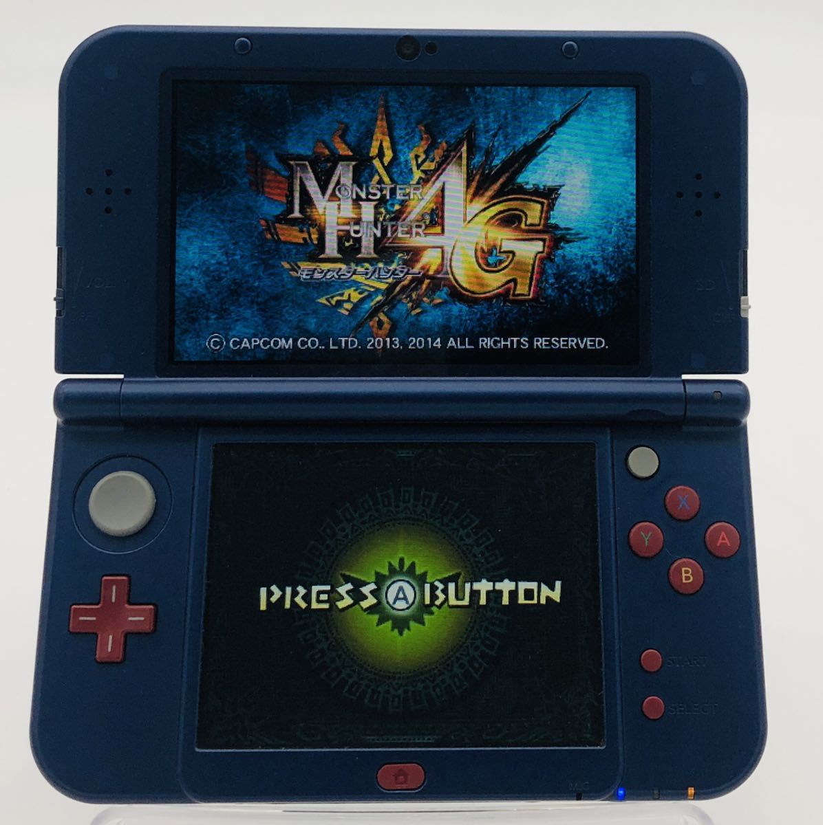 1円〜【美品 限定版】Newニンテンドー3DS LL 本体 モンハンクロス 狩猟 