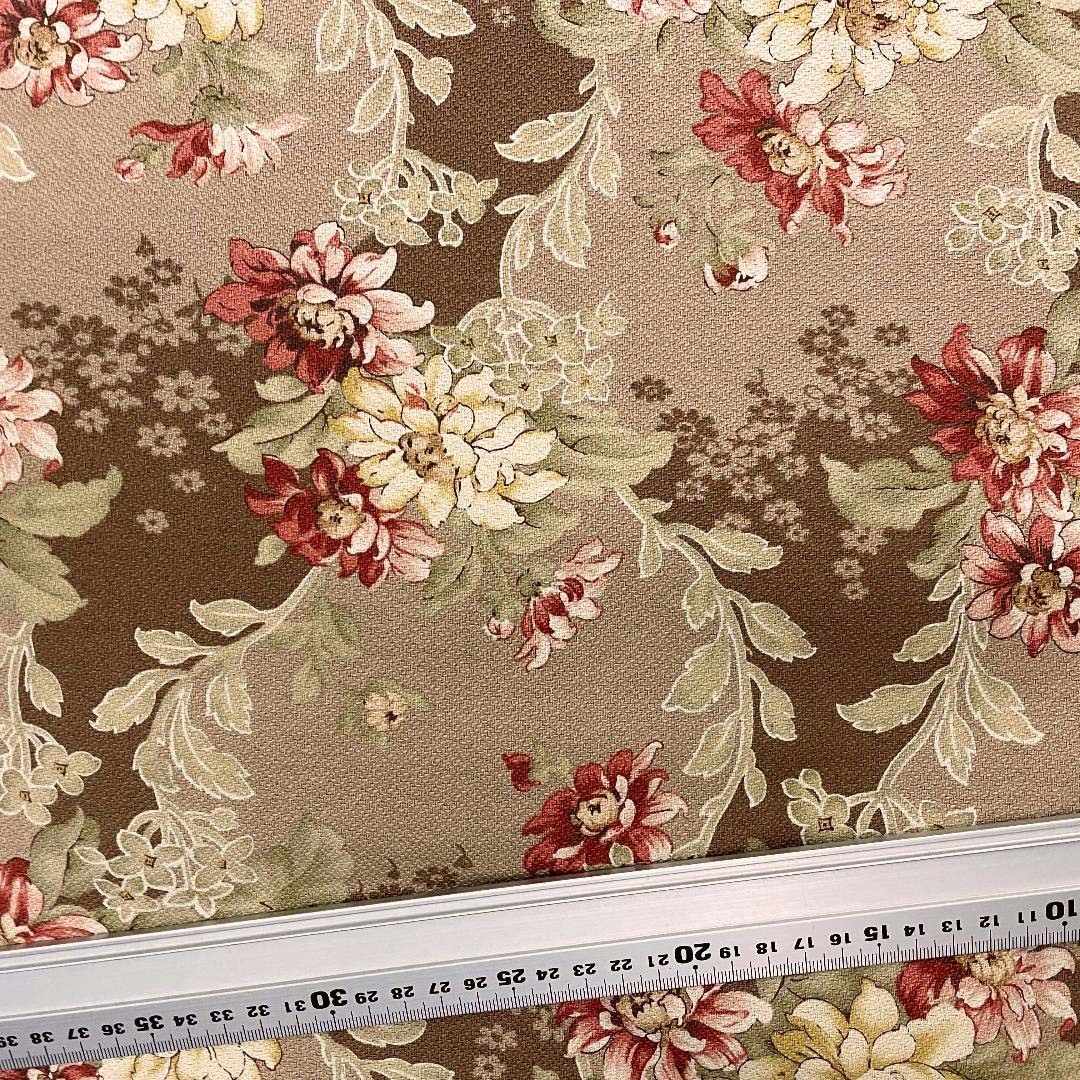 広幅１ｍ Yuwa有輪コットン厚手ドビー花柄はぎれ生地アンティーク調ベージュ布 植物 売買されたオークション情報 Yahooの商品情報をアーカイブ公開 オークファン Aucfan Com