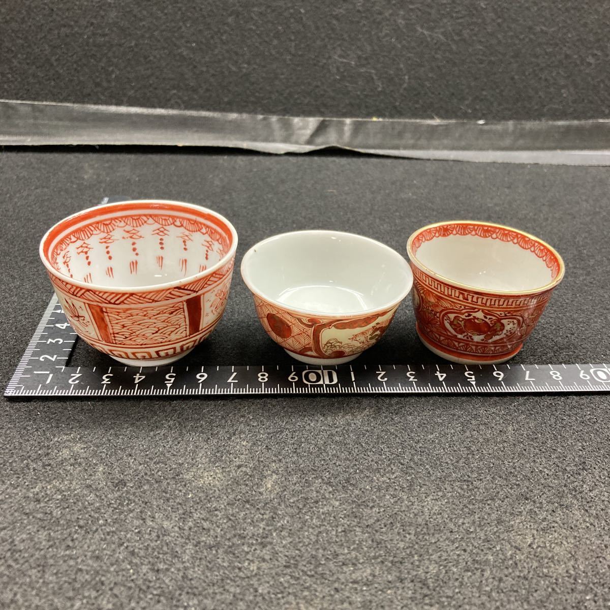 4代徳田八十吉　徳田順子　酒杯　馬上盃　リキュールグラス　2客　共箱共布陶歴付 4代徳田八十吉 徳田順子 酒杯 馬上盃 リキュールグラス 2客 共箱共布陶