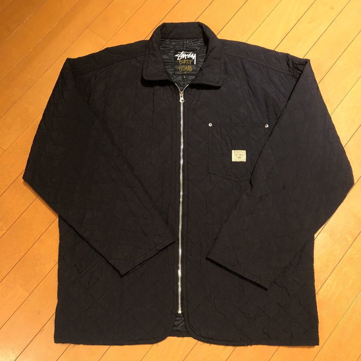 STUSSY キルティングジャケット ブルゾン ステューシー 中古・古着通販 