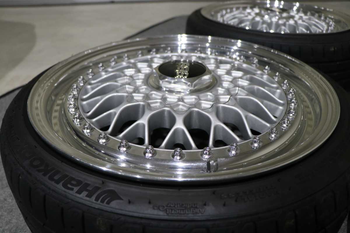 BBS RS 16インチ 100-4H 16×6.5J +49&+35 リバレル　加工品 16インチ BBS PCD100 7.0J +42 ウェッズ