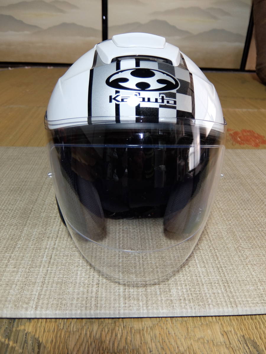 新作登場，2025 Kabuto オージーケーカブト ASAGI SPEED ジェットヘルメット Mサイズ 白(Mサイズ)｜売買されたオークション情報、yahooの商品情報をアーカイブ公開 - オークファン ジェットヘルメット
