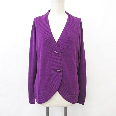 最高級アニオナ AGNONA カシミヤ100% カーディガン イタリア製 黒