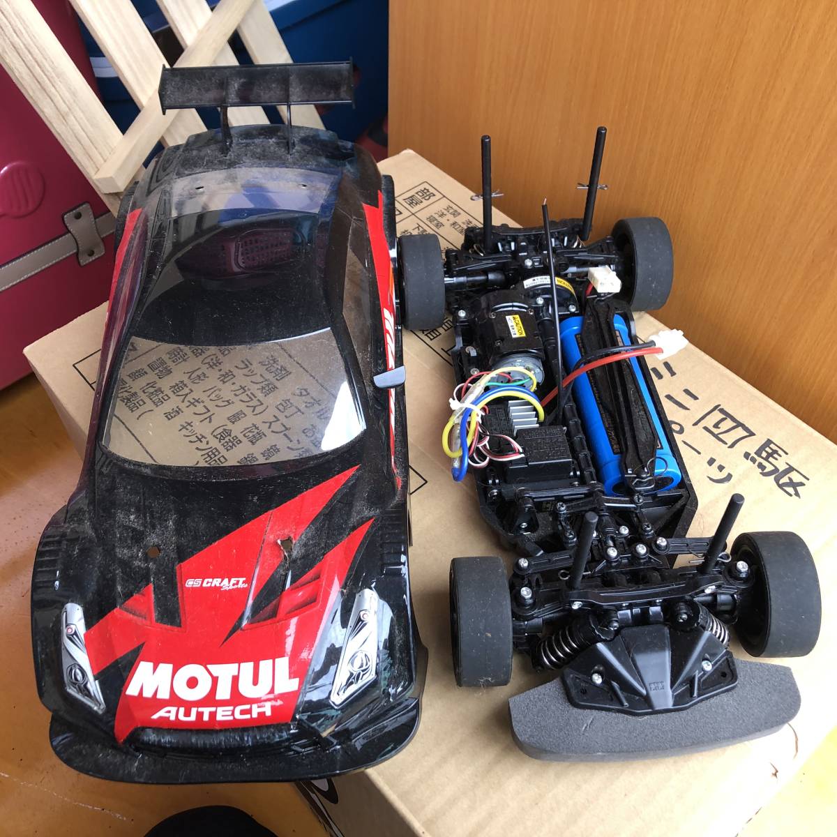 タミヤ 1/10RC MOTUL AUTECH GT-R (TT-02シャーシ) ② 猫*介様 絶版