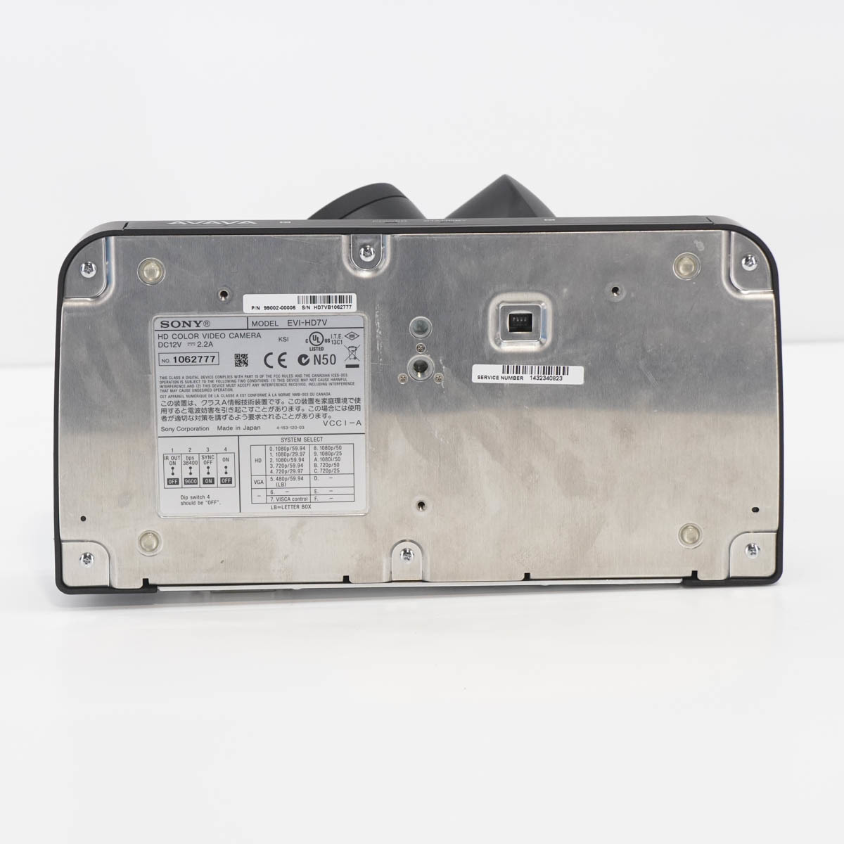[PG]USED 8日保証 SONY EVI-HD7V AVAYA テレビ会議システム HD COLOR VIDEO CAMERA ビデオカメラ リモコン[ST03758-0105] Sony SONY EVI-HD7V V ソニー純正 デジタル一眼カメラα