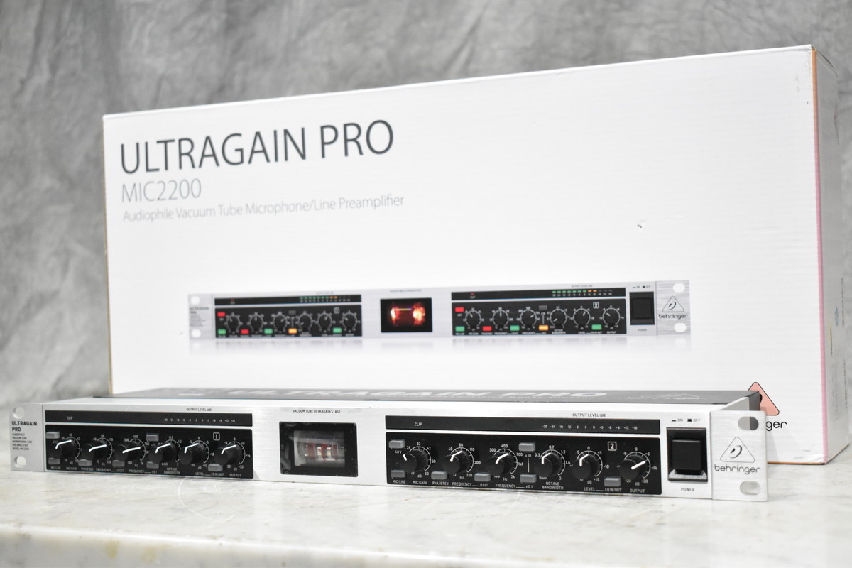 楽器・機材 behringer ULTRAGAIN PRO MIC2200 マイクプリアンプ