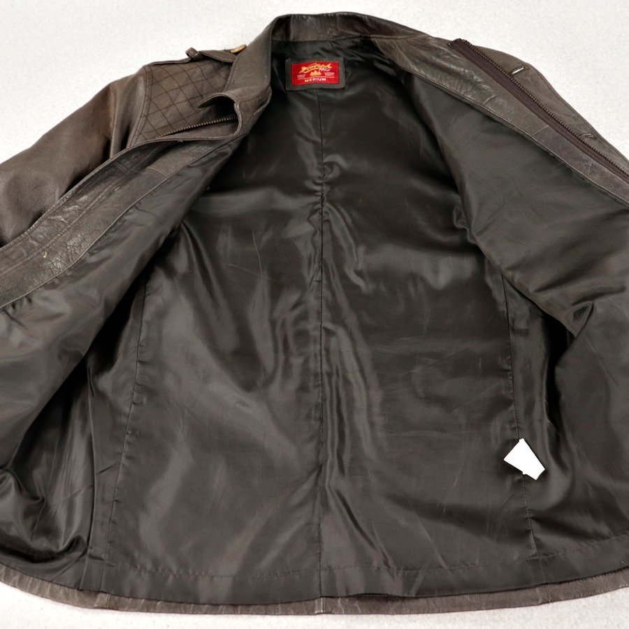レア！美品 アメリカ老舗 WOOLRICH ウールリッチ 本革 ヴィンテージ 