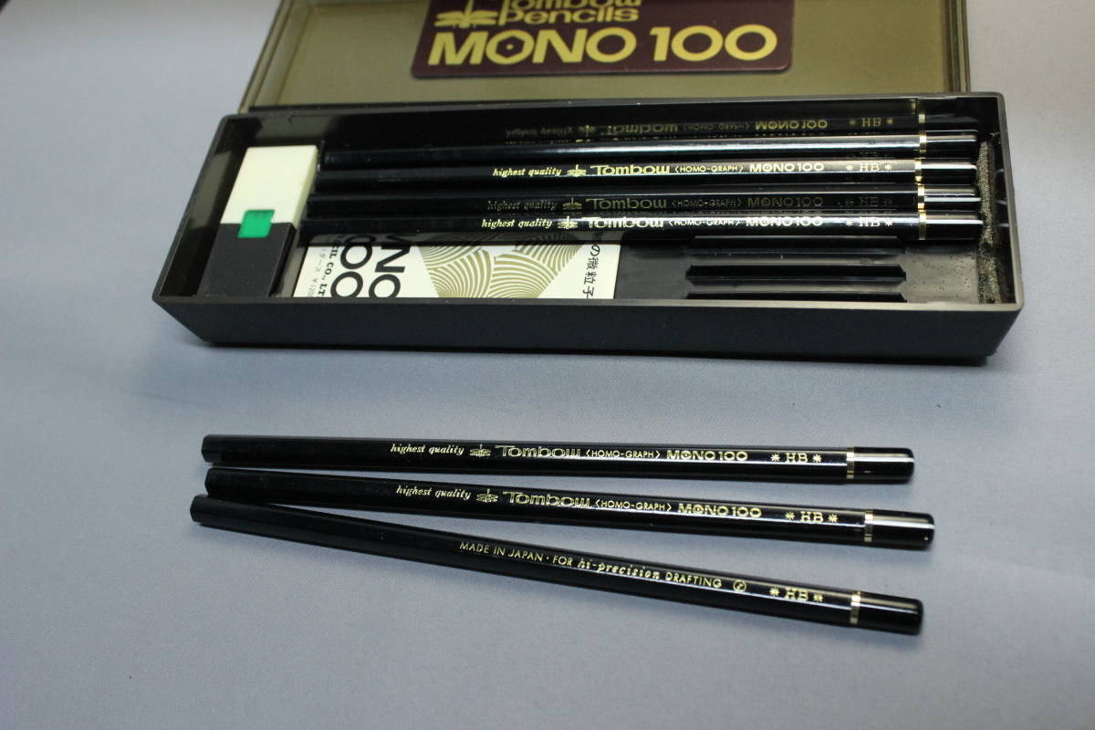 昭和レトロ トンボモノ100 MONO100 HB プラケース入り 1ダース