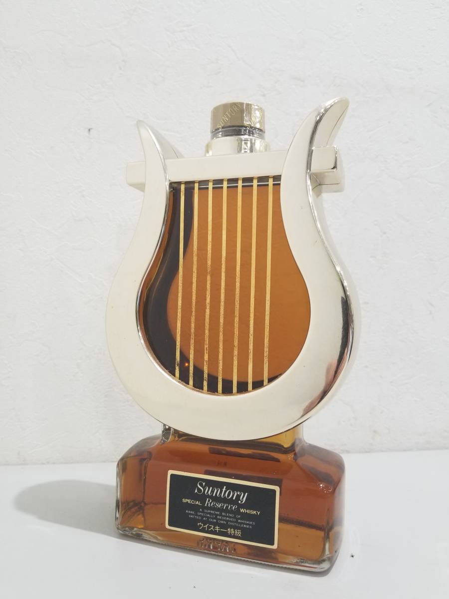 ★【41509】最終値下げ！！古酒★SUNTORY　SPECIAL　Reserve　WHISKY ハープボトル　楽器　ウイスキー特級　43％　600ｍｌ　未開栓★