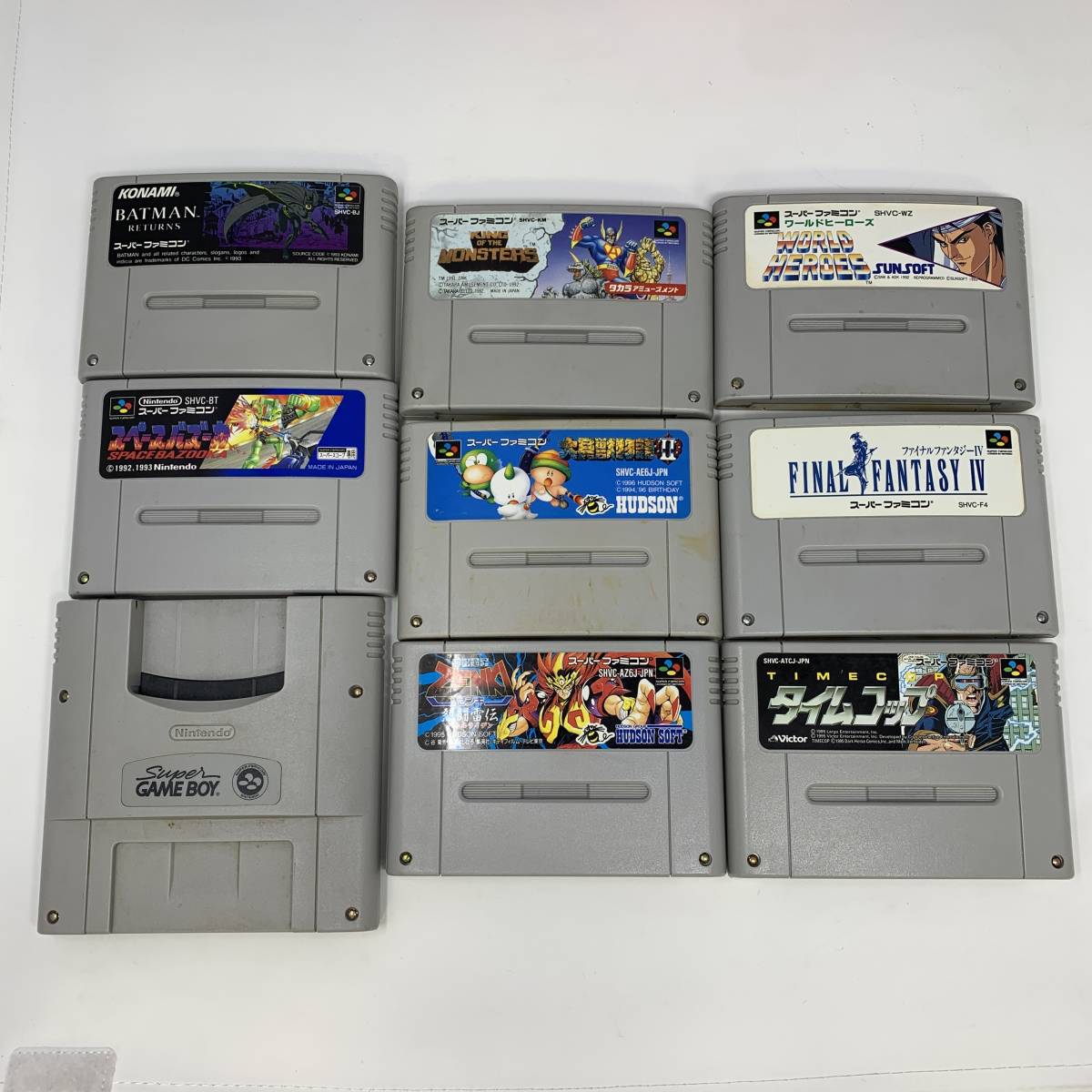 ジャンク品 スーパーファミコン カセット29個 まとめ タイムコップ