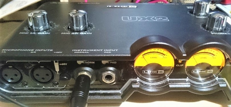 ■Line6■オーディオインターフェイス■UX2■廃盤商品■箱付き■付属品付き■