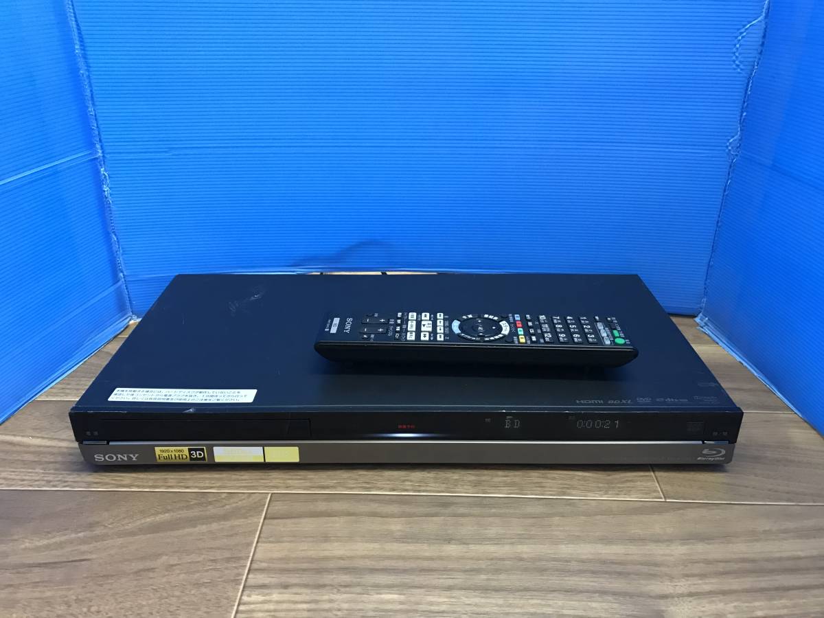 送料無料，安い SONY ブルーレイレコーダーBDZ‐AT350S リモコン付 品B-3682(ソニー)｜売買されたオークション情報、yahooの商品情報をアーカイブ公開 - オークファン ソニー