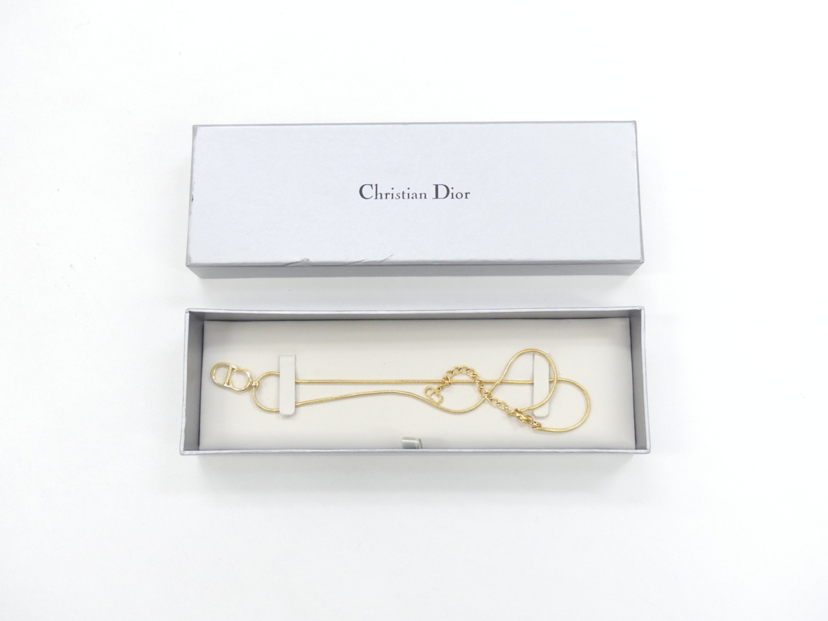Dior ネックレス CDロゴ ゴールド ディオール Christian CD 
