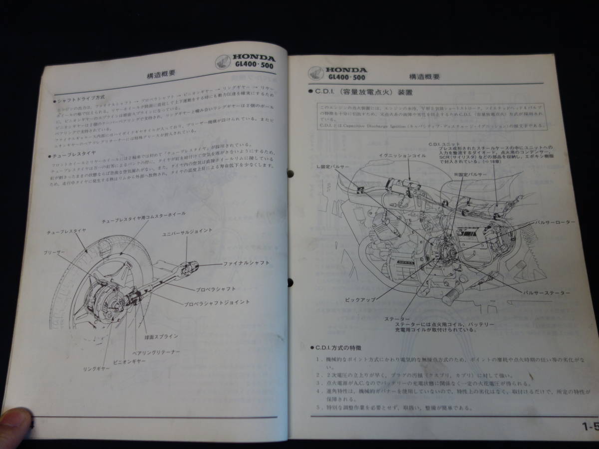 11000 即決】ホンダ GL400 / GL500 / GL400カスタム / GL500カスタム 
