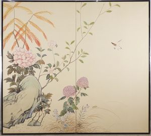 屏風 日本画のYahoo!オークション(旧ヤフオク!)の相場・価格を見る