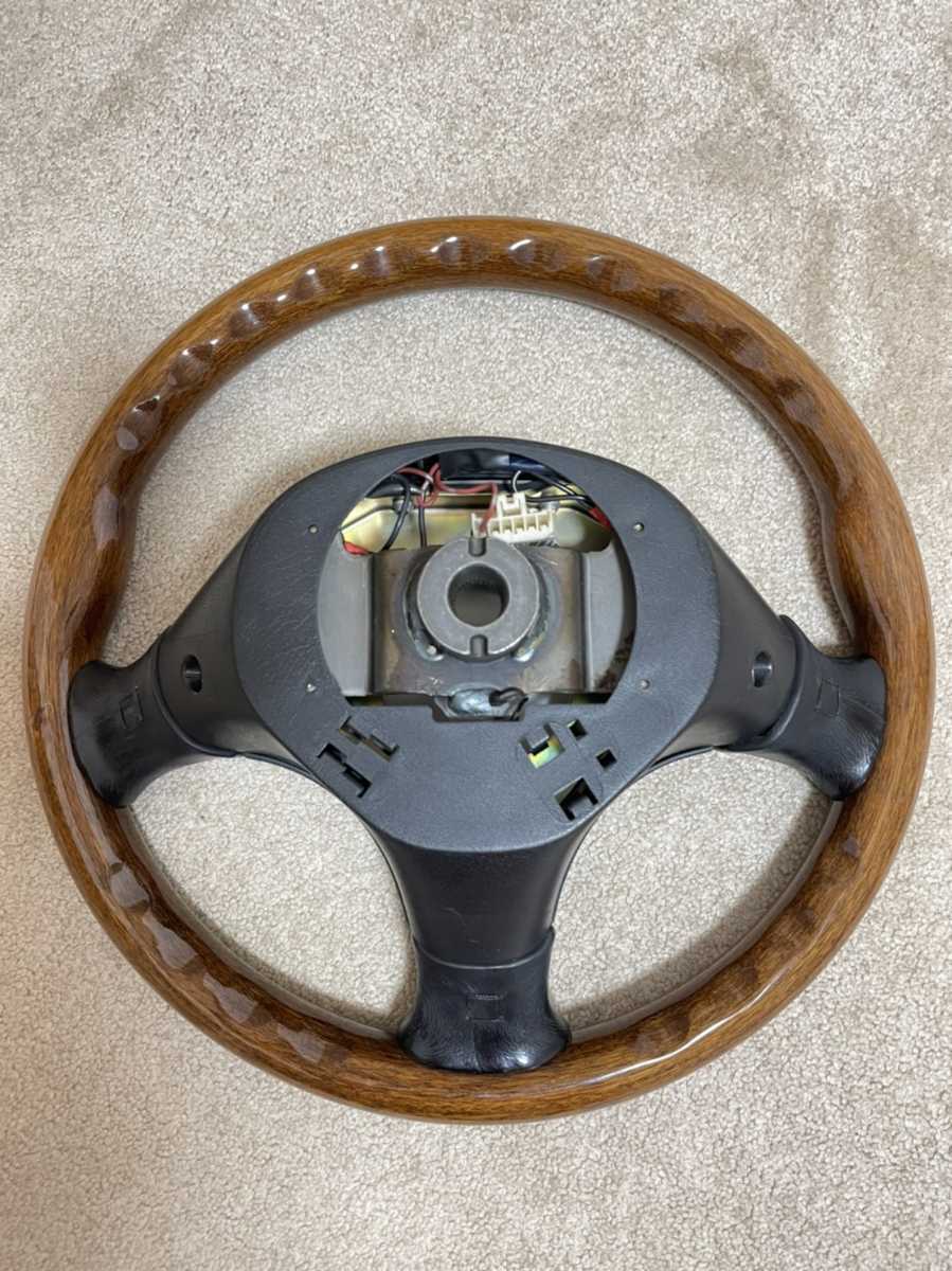 ダイハツ 純正オプションmomoウッドハンドル ミラジーノ コペン ムーブ