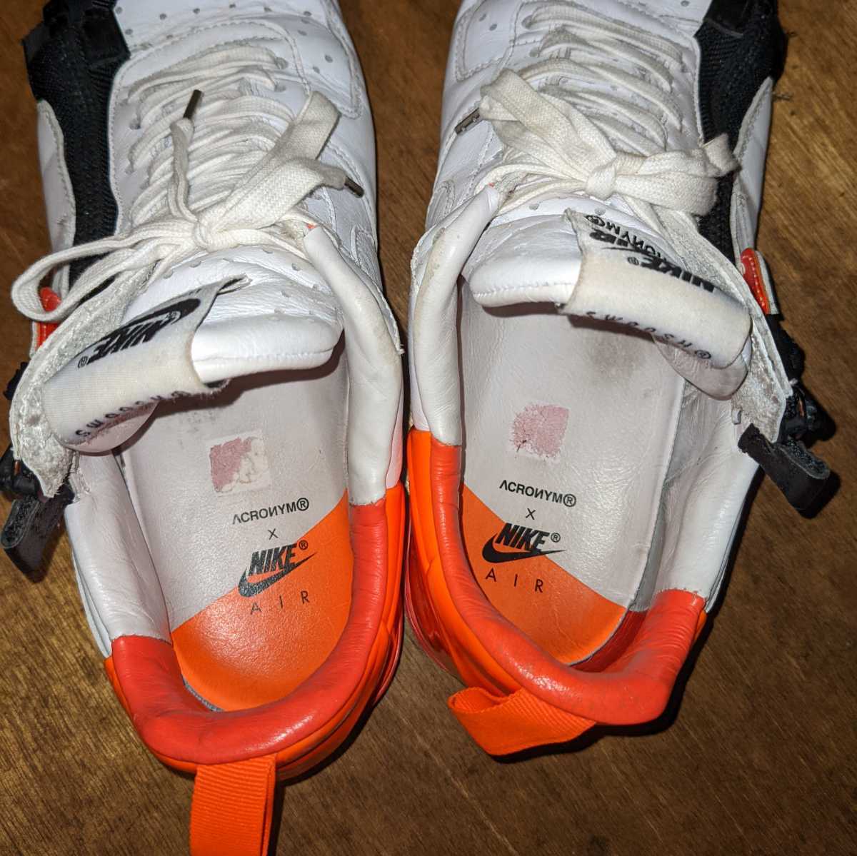 Acronym NIKE LUNAR FORCE 1 SP/ACRONYM WHITE /BRIGHT CRIMSON (26.0 