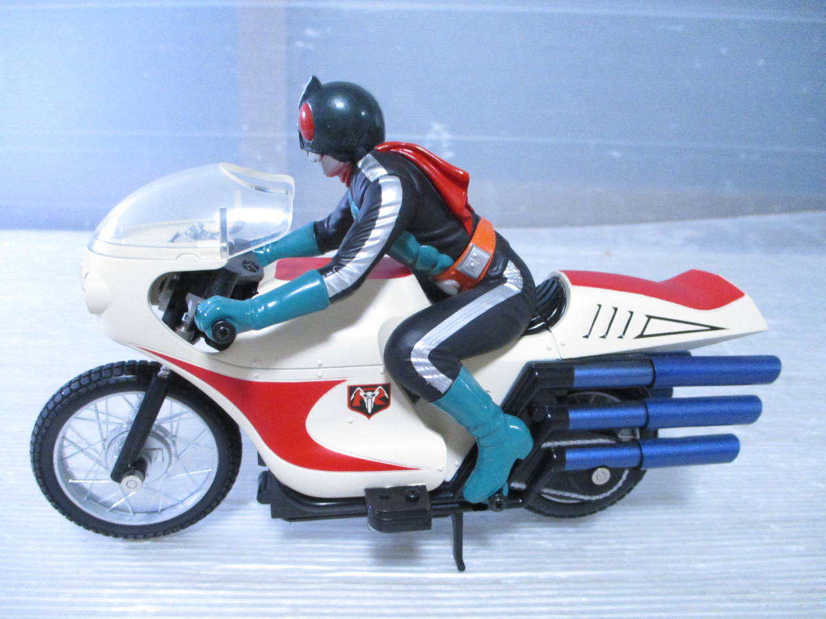 送100】1円～ 動作確認済 タイヨー 仮面ライダーサイクロン号 ラジコン