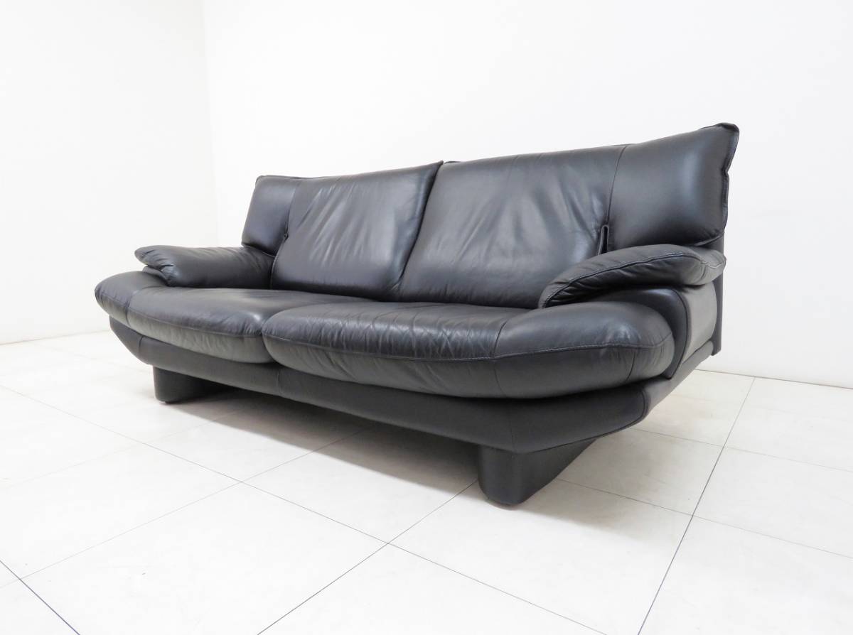 レザーワールド 2Pソファ レザー ブラック Leatherworld⁄レザー 