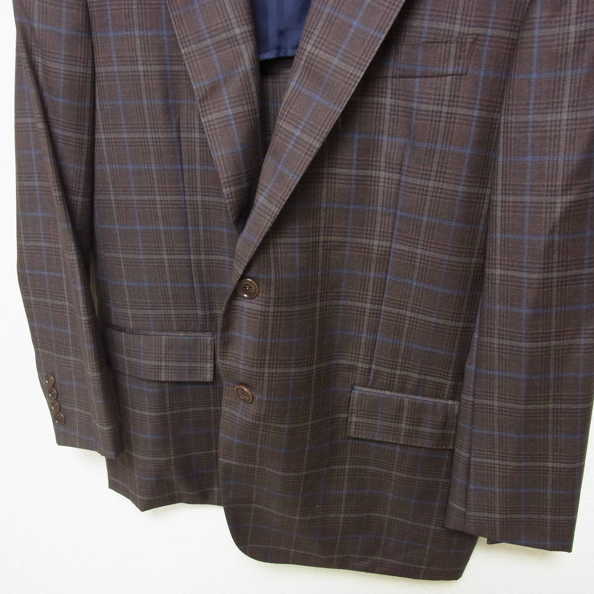 BROOKS BROTHERS ブルックスブラザーズ ウール チェック 2B テーラード 