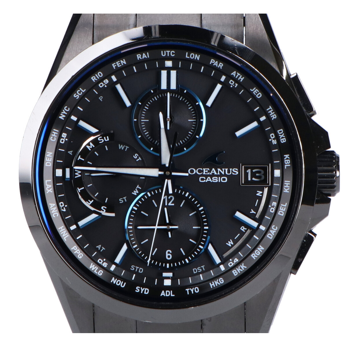 美品 CASIO カシオ Classic Line OCW-T2600B-1AJF OCEANUS オシアナス 