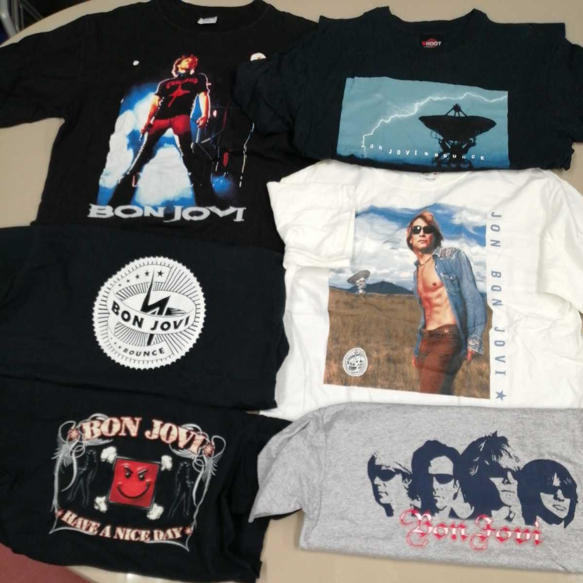 B04 バンドTシャツ ボンジョヴィ 6着セット bon jovi bounce have a