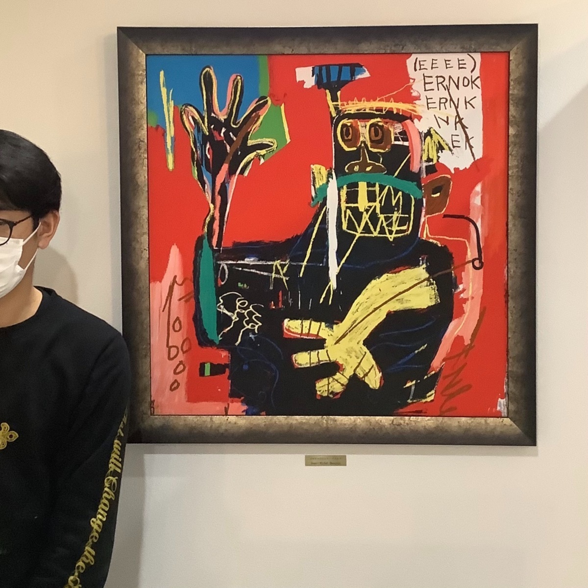 バスキア JEAN-MICHEL BASQUIAT 油絵 1