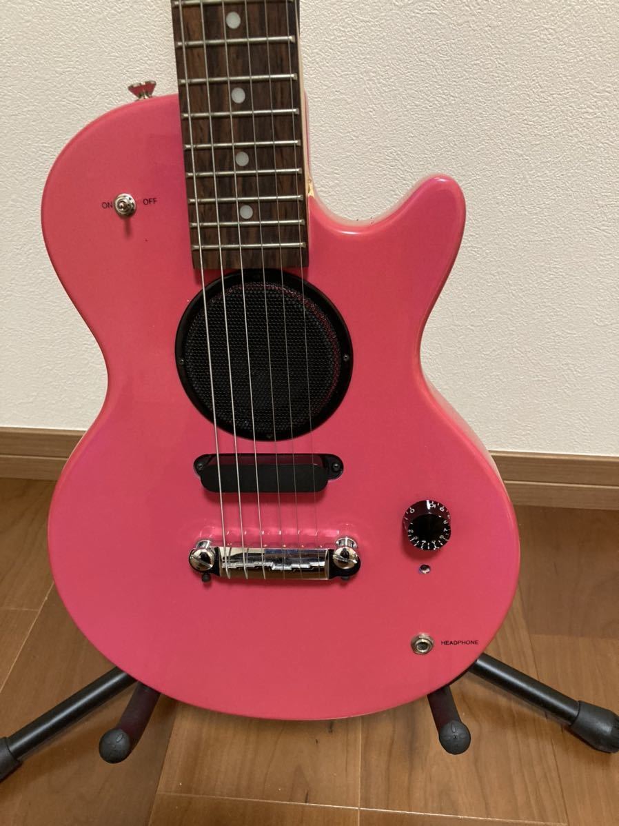 K Garage フライングV ピンク ミニギター 9V電池式 K-GARAGE | SLP-180 アンプ内蔵 Junior ピンク 【送料無料】K-GARAGE