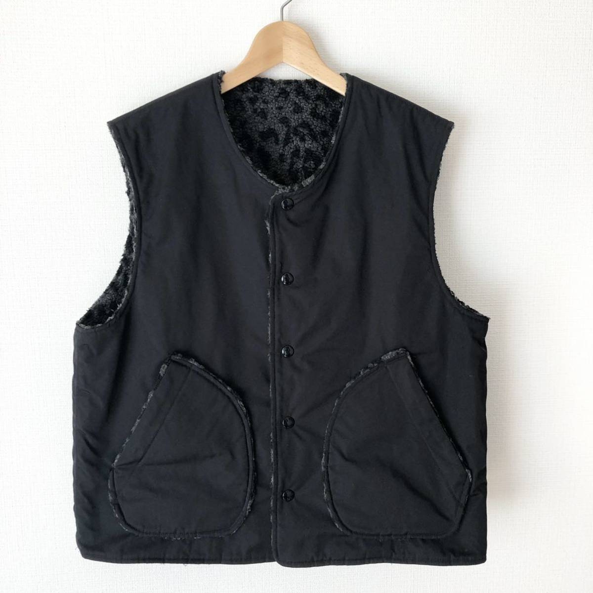 the conspires(コンスパイアーズ)leo shearling vest revaersible(レオ 