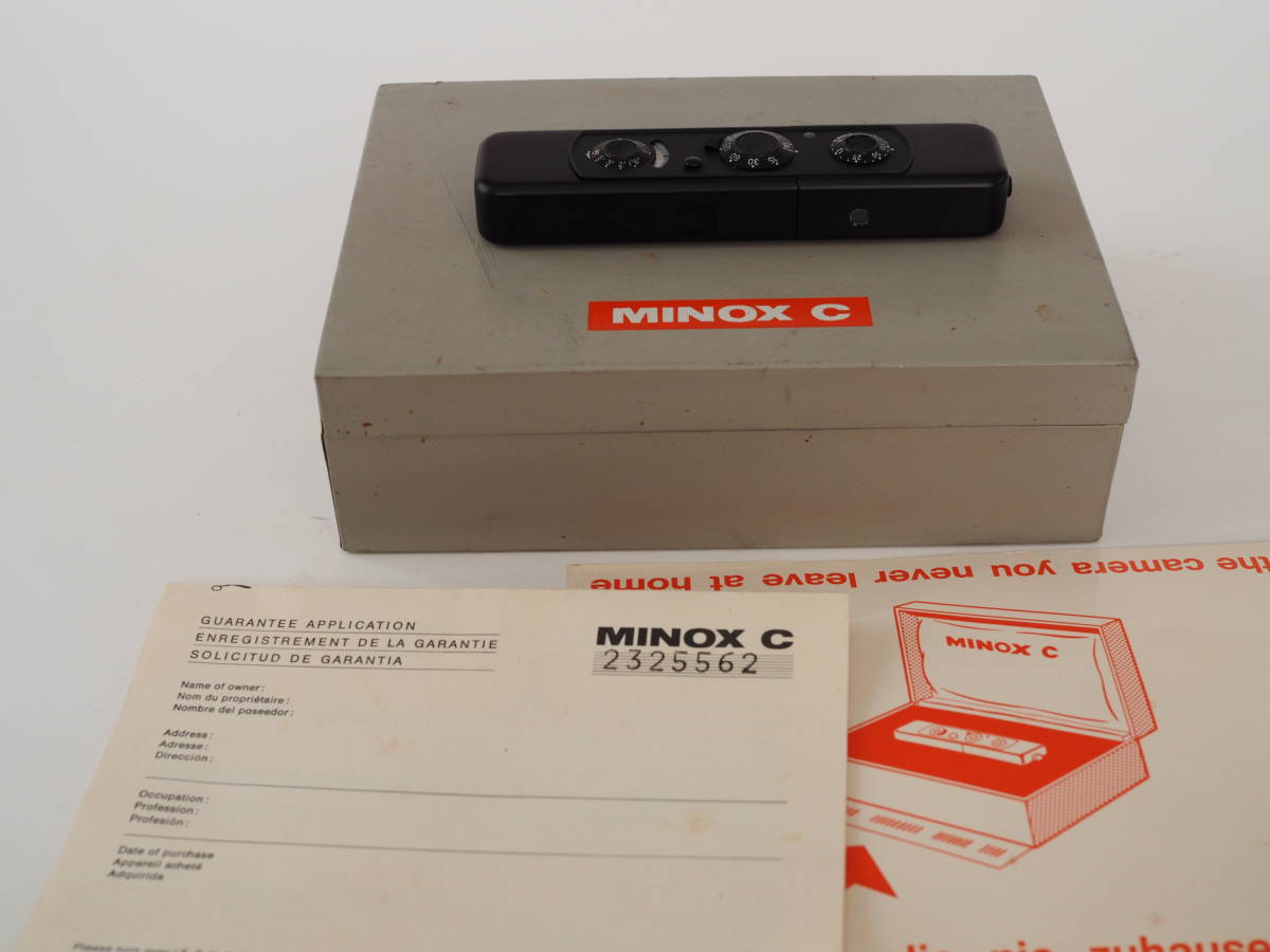 最安値 MINOX C 小型カメラ スパイカメラ ミノックス 1:3.5 f=15mm 付属品付