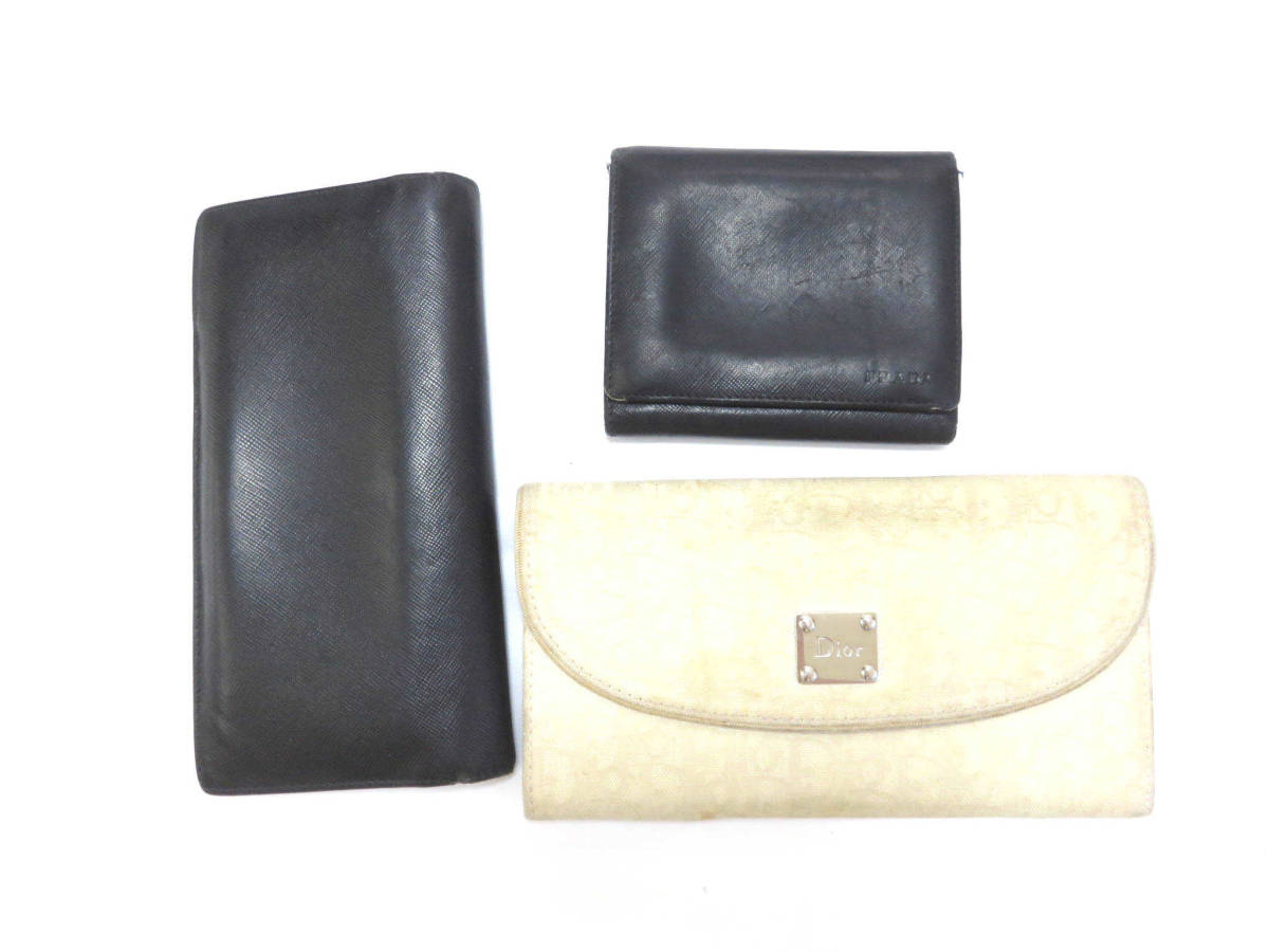 1円 プラダ ディオール 長財布 財布 セット EJ816