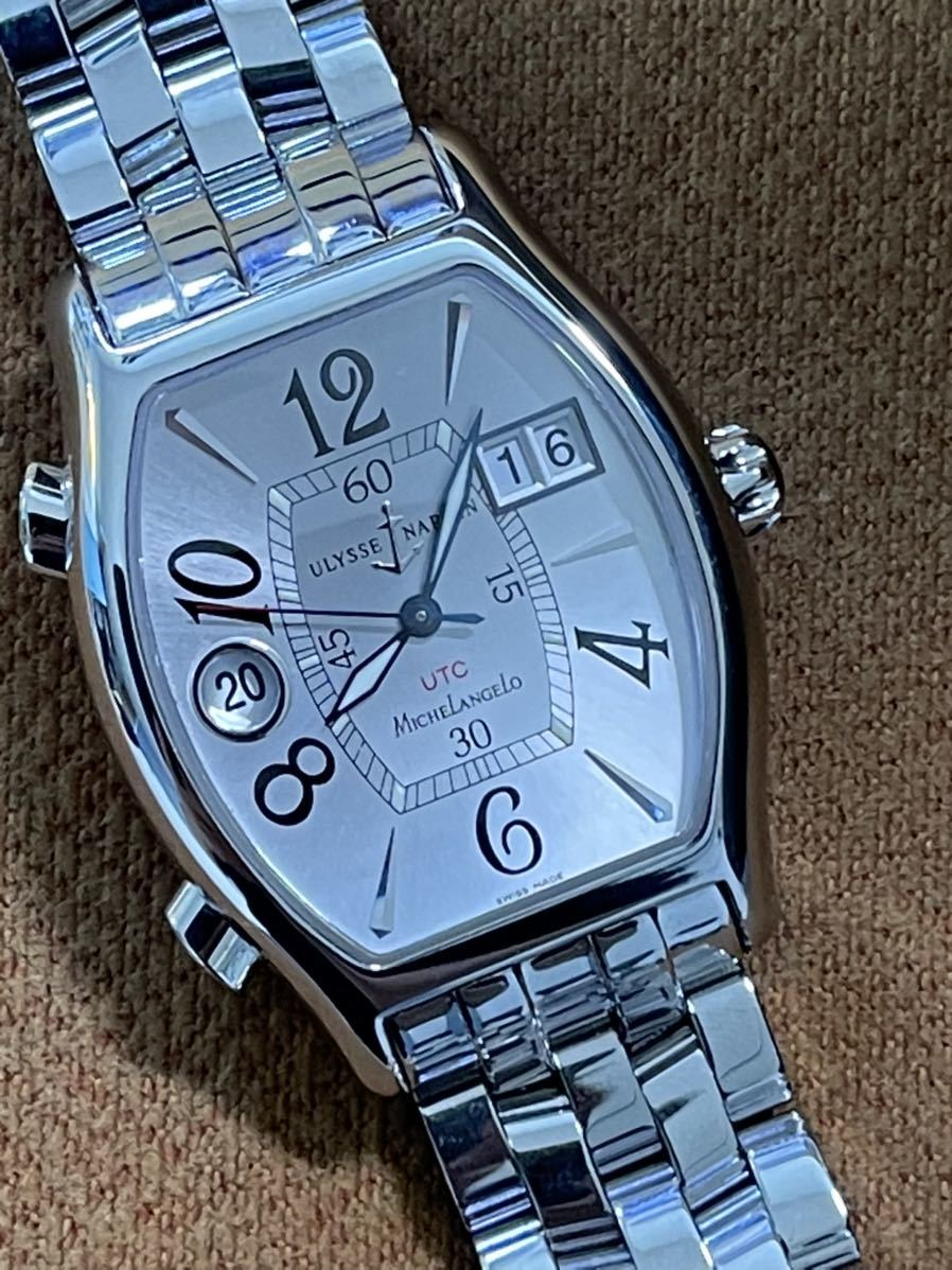 中古 OH済み ユリスナルダン ULYSSE NARDIN ミケランジェロ UTC 