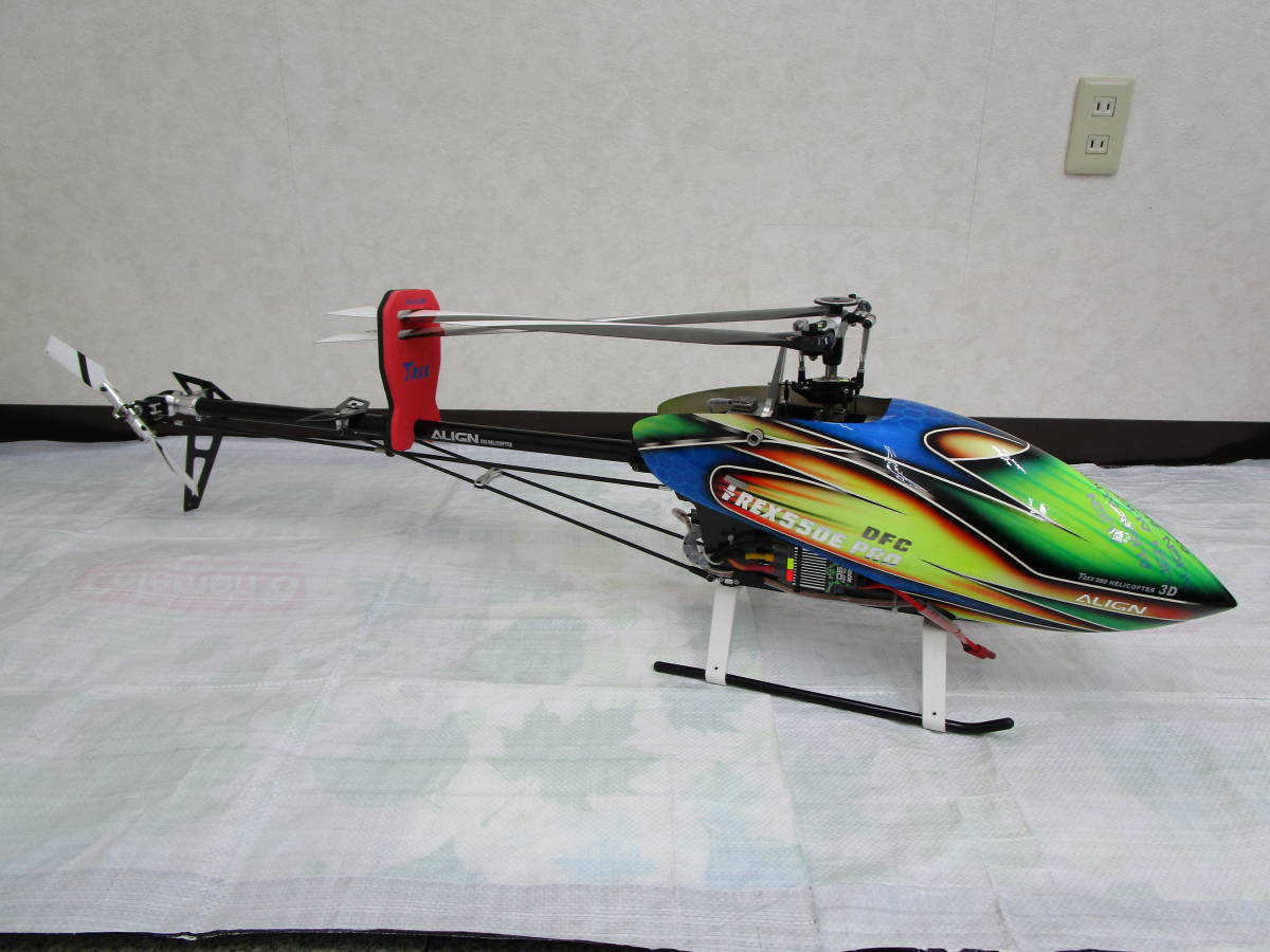 ALIGN T-REX550E 中古 ALIGN T-REX 550E 6セル600サイズにて飛行可能