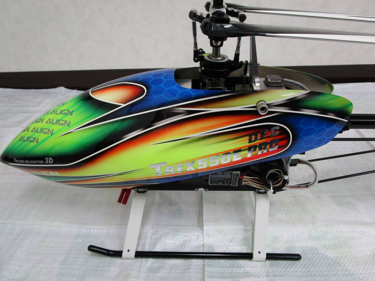 ALIGN T-REX550E 中古 ALIGN T-REX 550E 6セル600サイズにて飛行可能