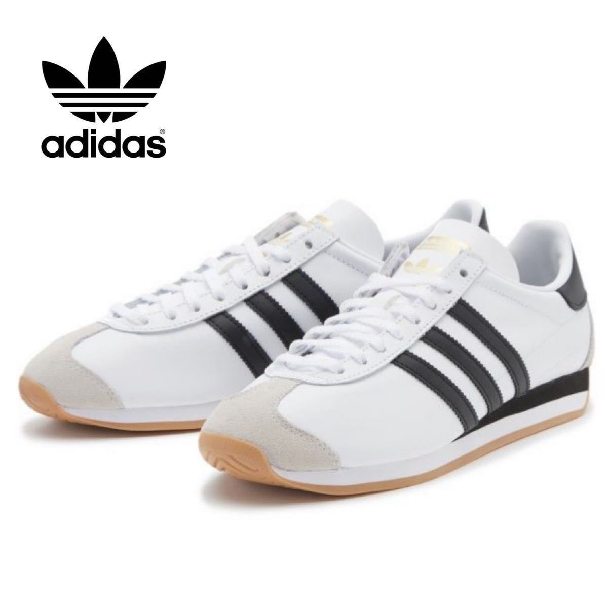 新品未使用 adidas カントリー OG【24cm】スニーカー 金ベロ 本革 