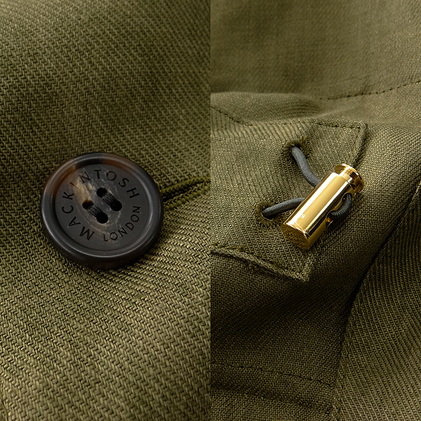 新品 6.4万 マッキントッシュロンドン M-43 リネン サファリジャケット 
