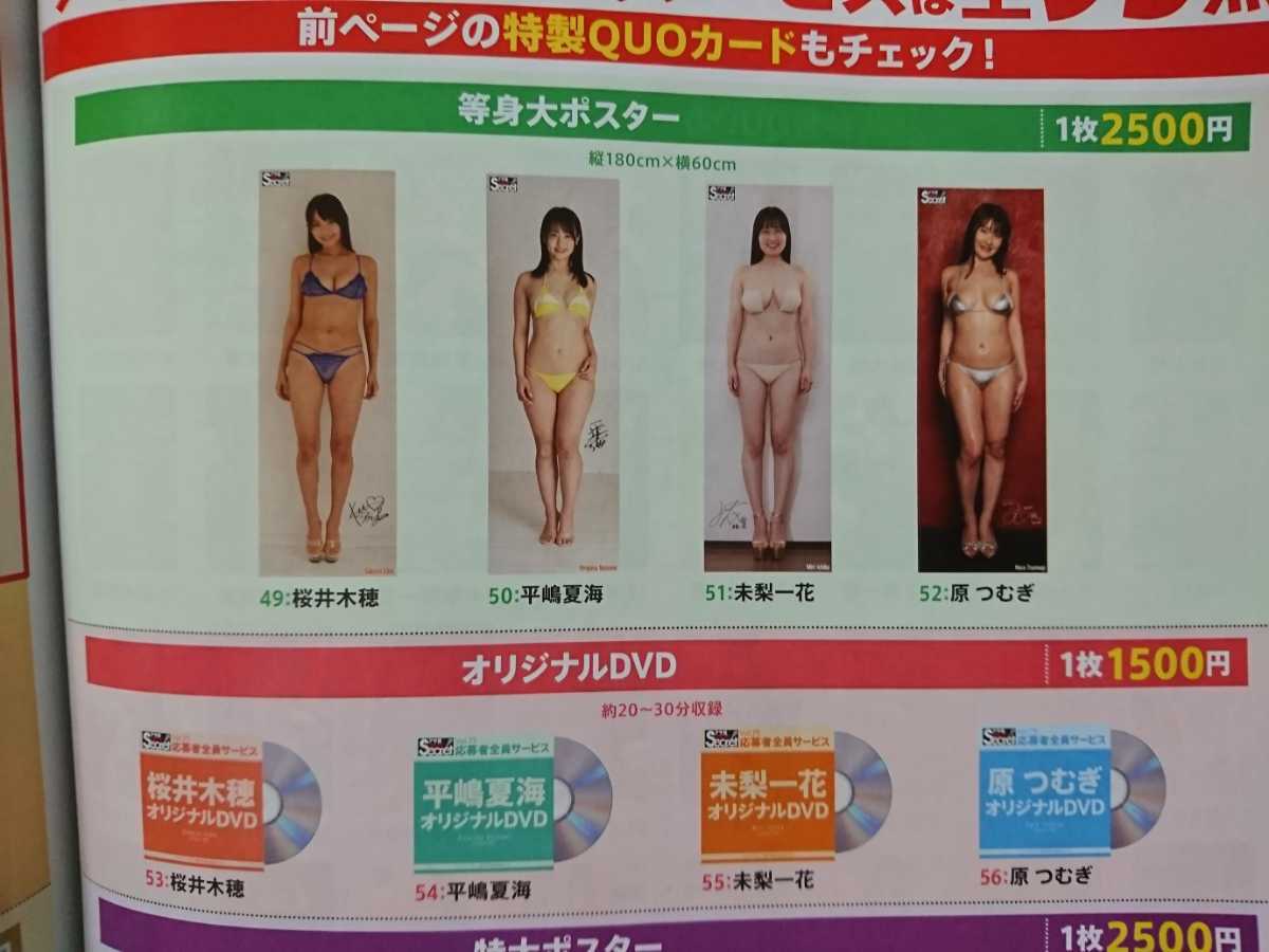 アサ芸Secret 平嶋夏海 応募者全員サービス 等身大ポスター 2 【公式通販】