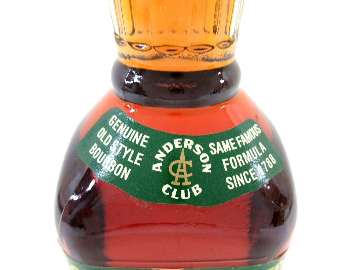 古酒 未開栓 アンダーソン クラブ 15年 バーボンウイスキー 750ml 43