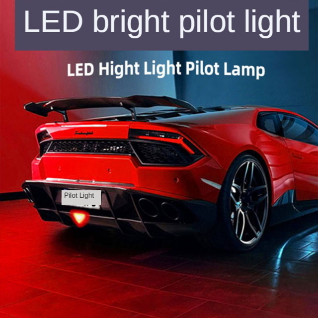 F1パイロットランプ ｆ1バックフォグ Ledがパイロットランプ点灯 ブレーキ点滅点灯 F1風バックライト 金具付 センターリアライト レッド レッド 売買されたオークション情報 Yahooの商品情報をアーカイブ公開 オークファン Aucfan Com