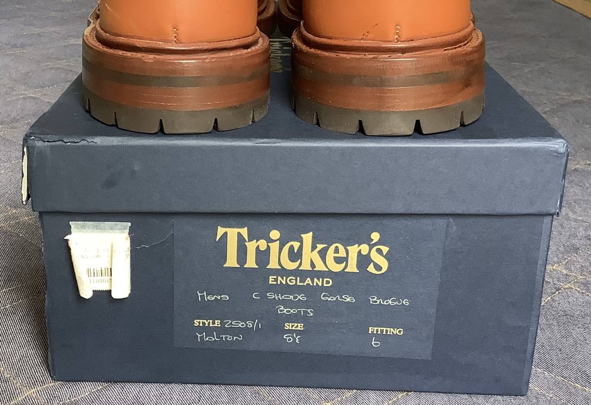 未使用トリッカーズ カントリーブーツ M2508 贈 Size UK8.5