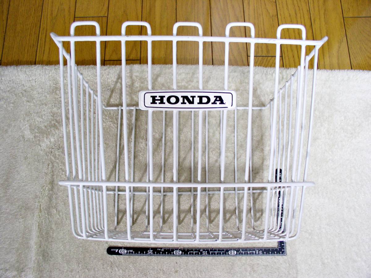 ☆昭和レトロ 希少 1970年代 ホンダ HONDA 純正 前かご 取付金具付 