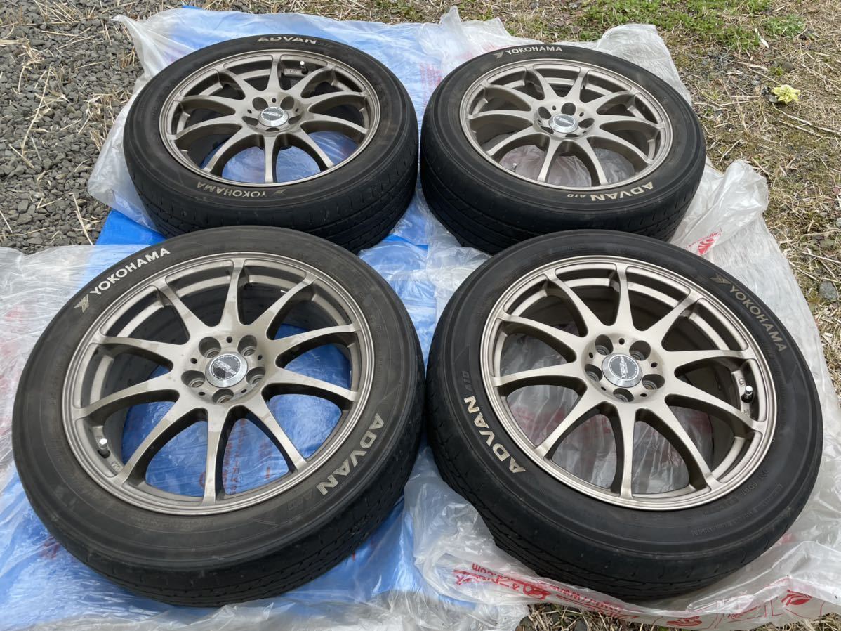 17インチ 美品 4本セット | 7J（シルバー／ガンメタ アルミホイールセット バリ溝 社外タイヤホイール 5ZIGEN ホイール &frasl; 215&frasl;45R17 アルミホイール 114.3 7J タイヤ・ホイールセット17インチ｜パーツ在庫情報｜有限会社アルミ館