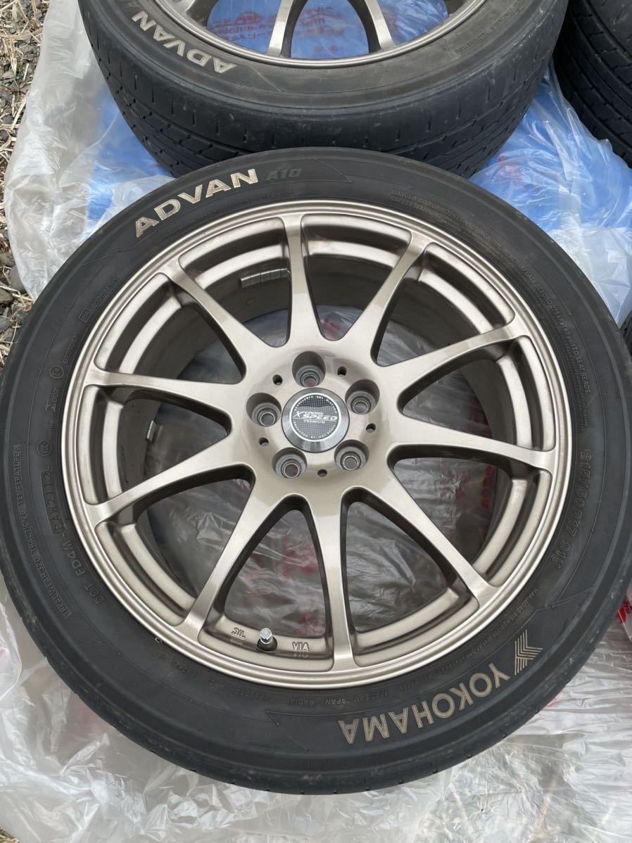 17インチ 美品 4本セット | 7J（シルバー／ガンメタ アルミホイールセット バリ溝 社外タイヤホイール 5ZIGEN ホイール &frasl; 215&frasl;45R17 アルミホイール 114.3 7J タイヤ・ホイールセット17インチ｜パーツ在庫情報｜有限会社アルミ館