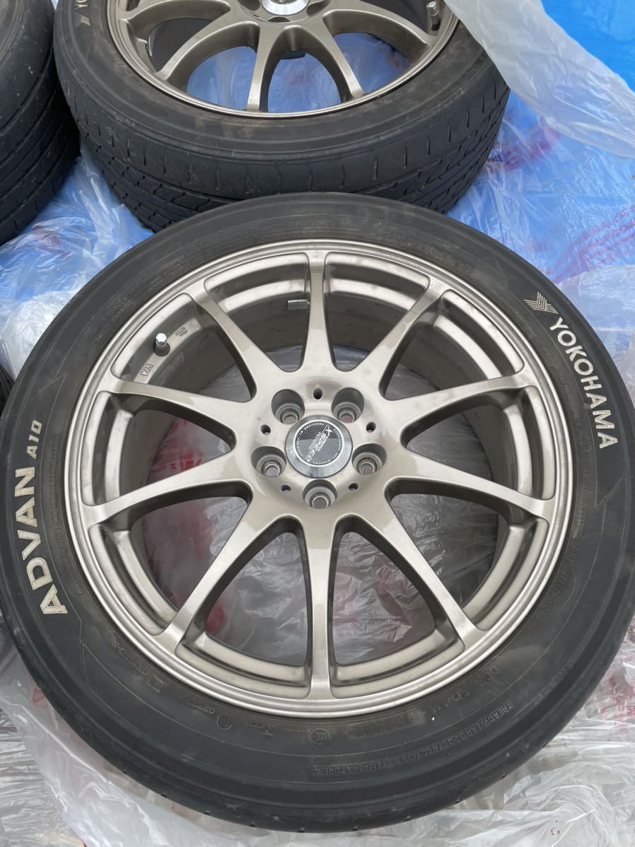 17インチ 美品 4本セット | 7J（シルバー／ガンメタ アルミホイールセット バリ溝 社外タイヤホイール 5ZIGEN ホイール &frasl; 215&frasl;45R17 アルミホイール 114.3 7J タイヤ・ホイールセット17インチ｜パーツ在庫情報｜有限会社アルミ館