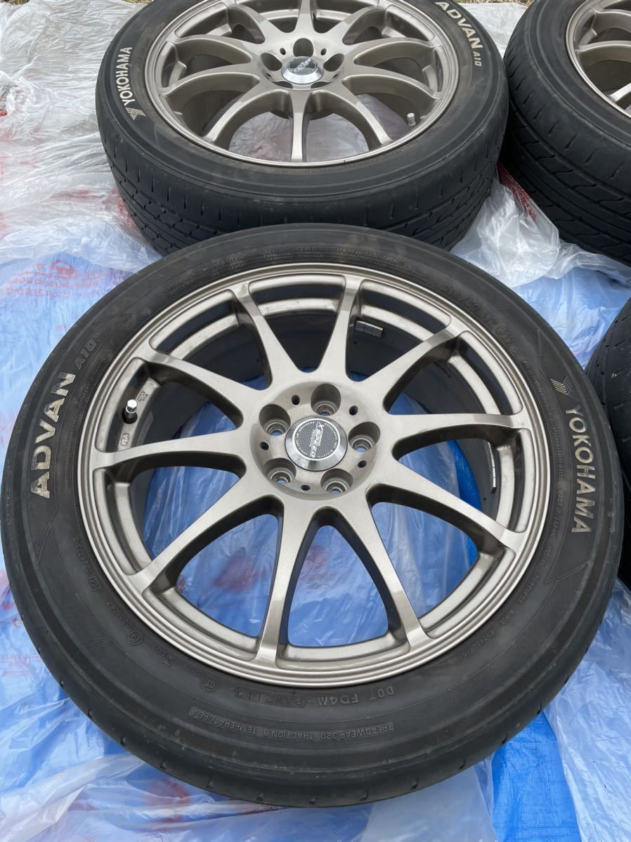 17インチ 美品 4本セット | 7J（シルバー／ガンメタ アルミホイールセット バリ溝 社外タイヤホイール 5ZIGEN ホイール &frasl; 215&frasl;45R17 アルミホイール 114.3 7J タイヤ・ホイールセット17インチ｜パーツ在庫情報｜有限会社アルミ館
