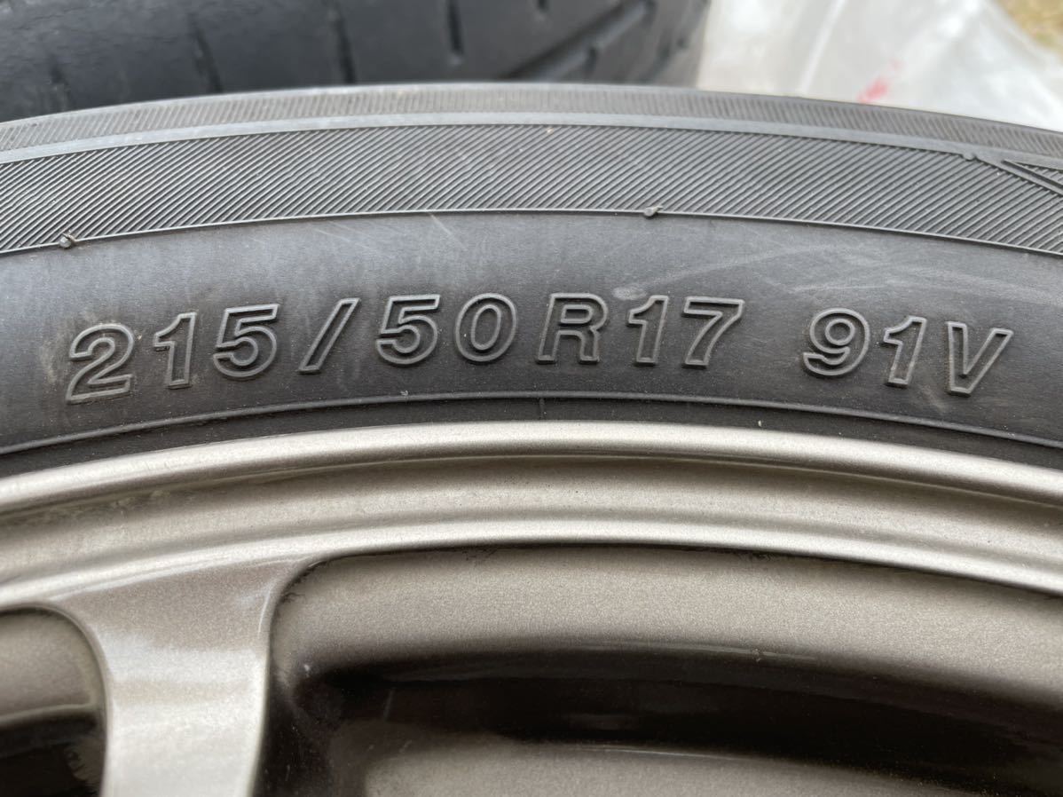 17インチ 美品 4本セット | 7J（シルバー／ガンメタ アルミホイールセット バリ溝 社外タイヤホイール 5ZIGEN ホイール &frasl; 215&frasl;45R17 アルミホイール 114.3 7J タイヤ・ホイールセット17インチ｜パーツ在庫情報｜有限会社アルミ館