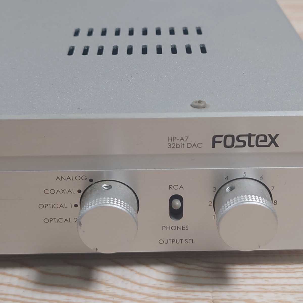 FOSTEX HP-A7 ヘッドホンアンプ DAC HP-A7 FOSTEX DAC 電源のみ HP-A7