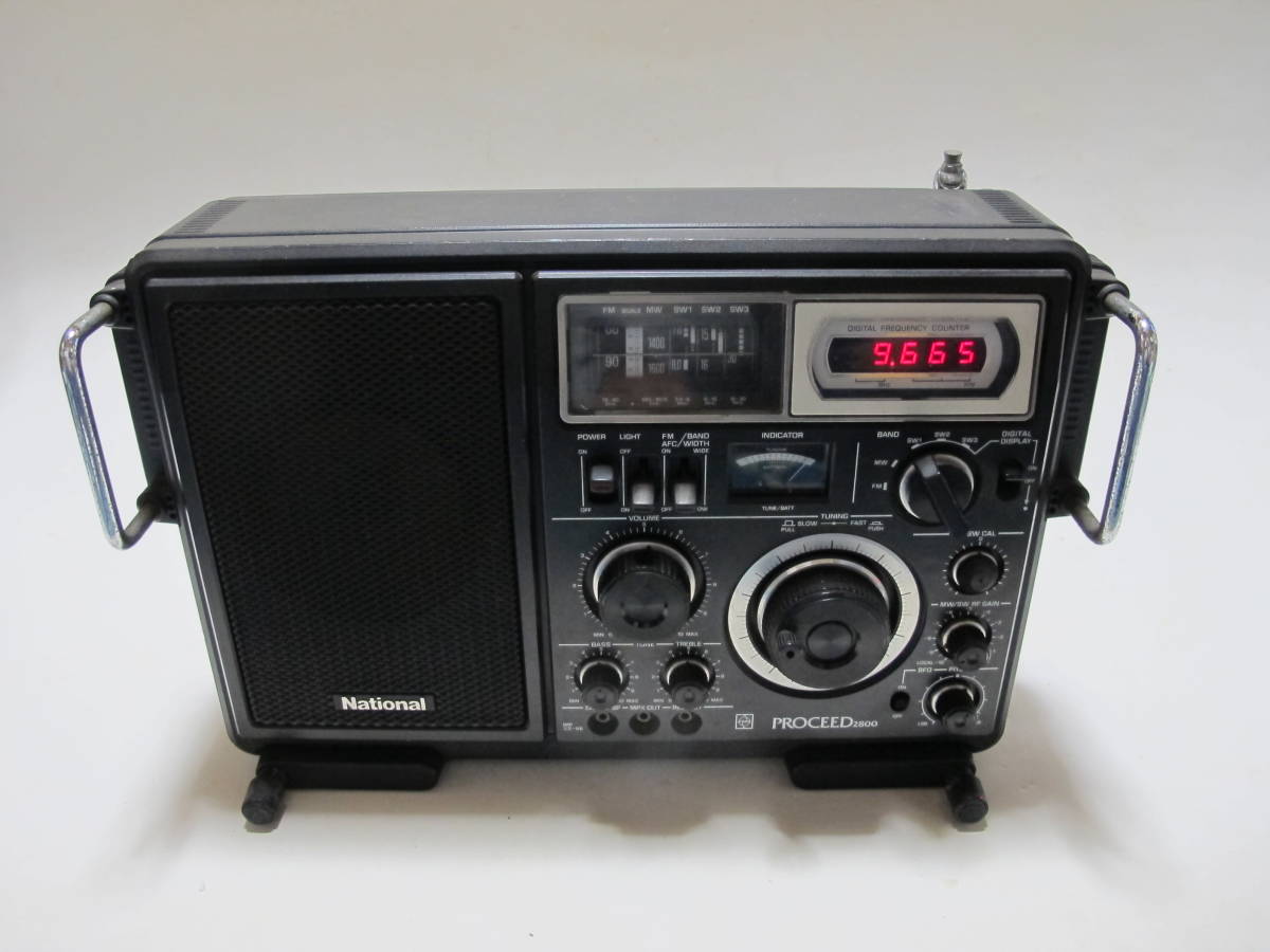 ナショナル プロシード RF-2800 ジャンク品 /5バンド BCLラジオ 【公式