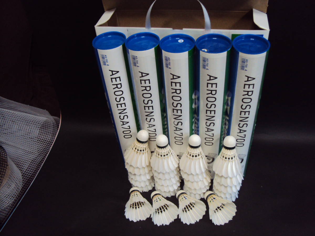 YONEXヨネックス AEROSENSA CLEAR II 4番 中古シャトル YONEXヨネックス AEROSENSA CLEAR II 4番 中古シャトル YONEX