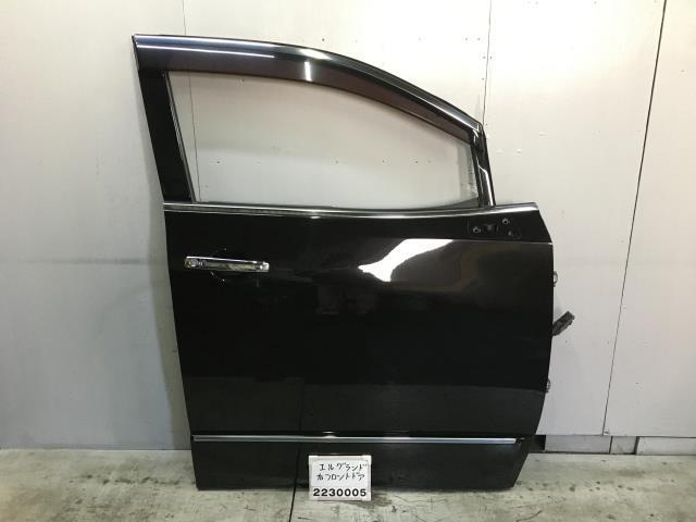 エルグランド PNE52 右フロントドアASSY ハイウェイスター GAE H010M-1JAMB 凹み無し ガラス プロテクター付 E52 1I1 005332
